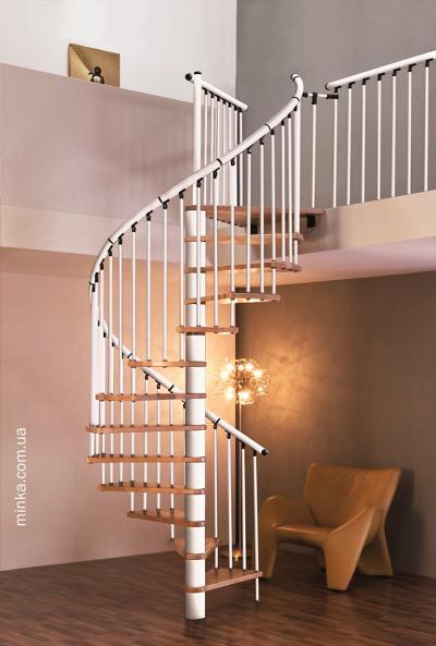 Гвинтові сходи Spiral Effect White